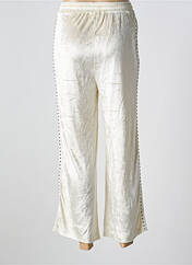 Pantalon droit beige AGATHE & LOUISE pour femme seconde vue