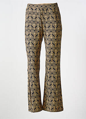 Pantalon flare beige AGATHE & LOUISE pour femme