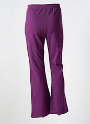 Pantalon flare violet AGATHE & LOUISE pour femme seconde vue