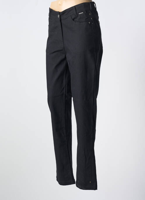 Jeans coupe slim stretch taille normale noir AGATHE & LOUISE femme