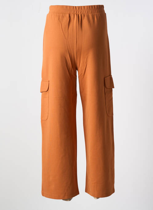 Pantalon cargo taille élastique taille normale orange AGATHE & LOUISE femme