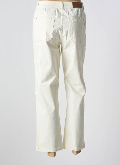 Jeans coupe droite beige AGATHE & LOUISE pour femme
