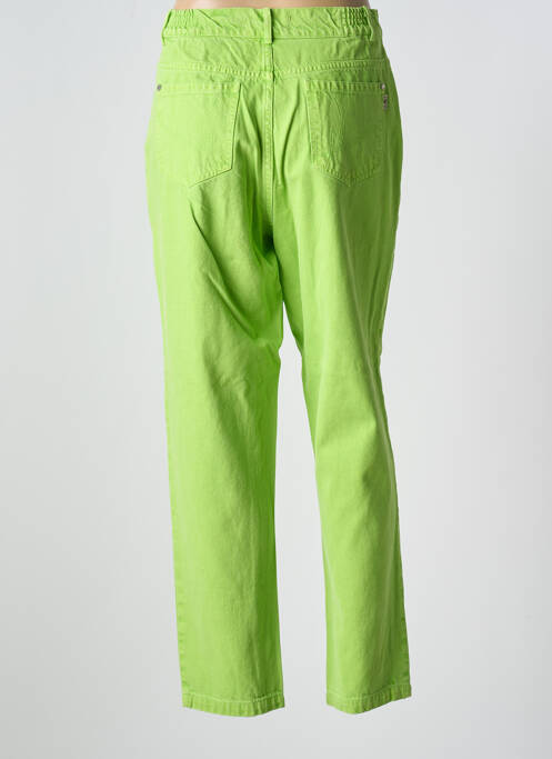 Jeans coupe droite vert AGATHE & LOUISE pour femme