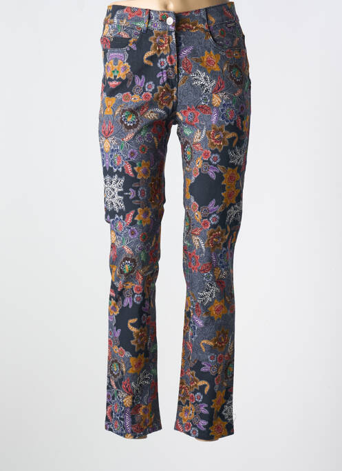 Jeans coupe slim gris AGATHE & LOUISE pour femme