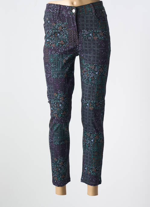 Jeans coupe slim noir AGATHE & LOUISE pour femme