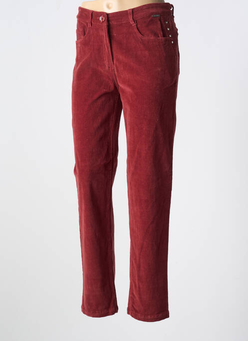 Jeans coupe slim orange AGATHE & LOUISE pour femme