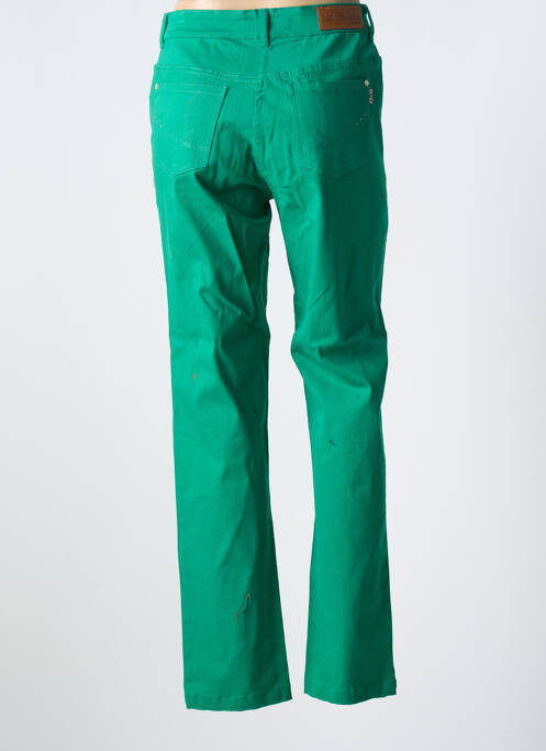 Jeans coupe slim vert AGATHE & LOUISE pour femme