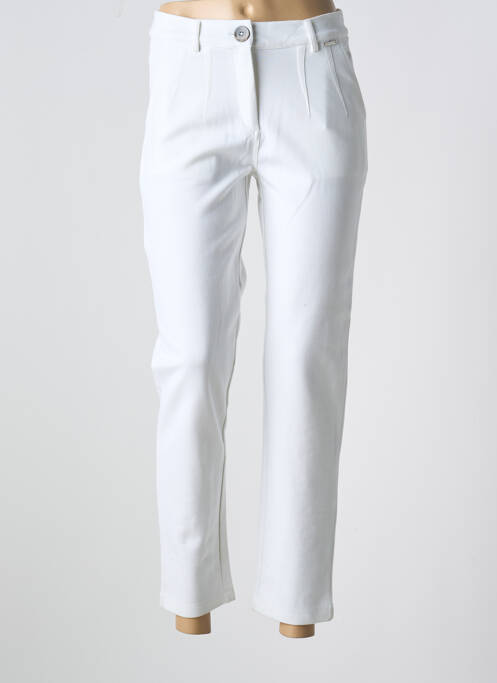 Pantalon chino beige AGATHE & LOUISE pour femme