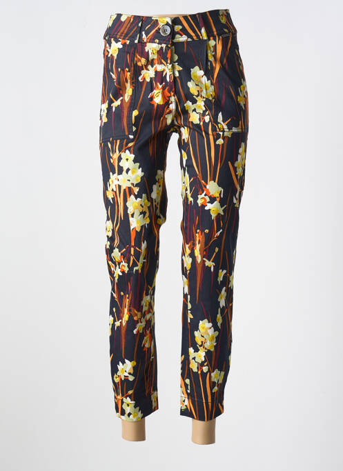 Pantalon chino noir AGATHE & LOUISE pour femme