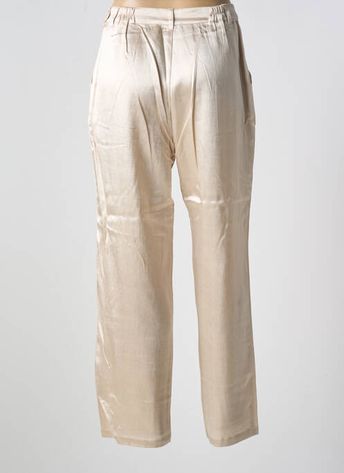 Pantalon droit beige AGATHE & LOUISE pour femme