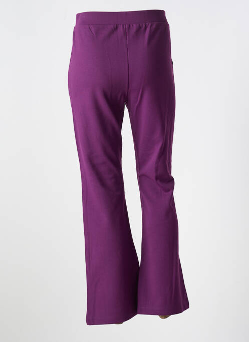 Pantalon flare violet AGATHE & LOUISE pour femme