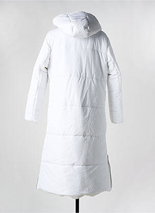 Doudoune poches a capuche blanc AGATHE & LOUISE femme