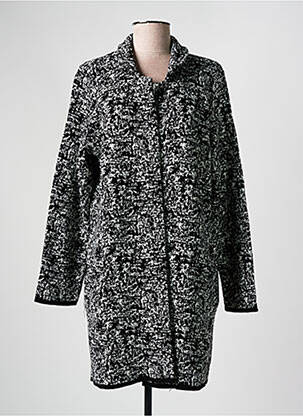 Gilet manches longues stretch noir L'ATELIER D'ANNA femme