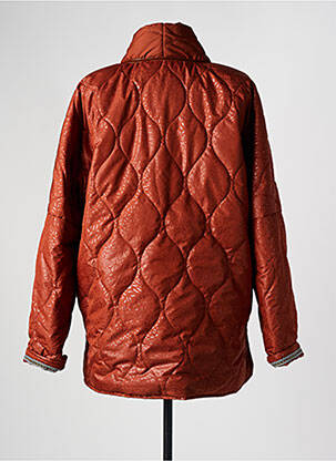 Doudoune poches sans capuche orange AGATHE & LOUISE femme