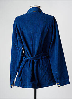 Veste casual poches bleu AGATHE & LOUISE femme