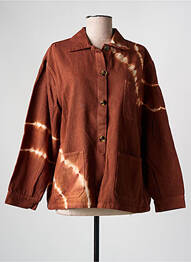 Veste casual coupe droite orange AGATHE & LOUISE femme