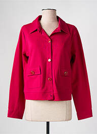 Veste casual poches rose AGATHE & LOUISE femme