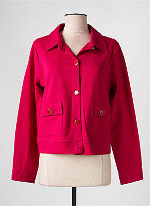 Veste casual poches rose AGATHE & LOUISE femme
