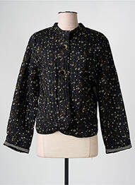 Veste casual col rond noir AGATHE & LOUISE femme