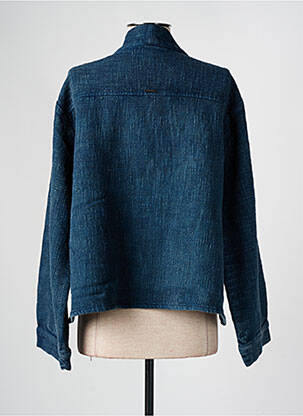 Veste casual poches bleu AGATHE & LOUISE femme