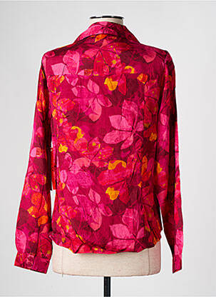 Chemisier imprimé fleurs manches longues rose AGATHE & LOUISE femme