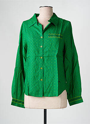 Chemisier vert AGATHE & LOUISE pour femme