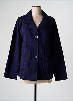 Veste casual bleu AGATHE & LOUISE pour femme