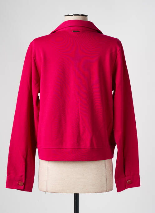 Veste casual poches rose AGATHE & LOUISE femme