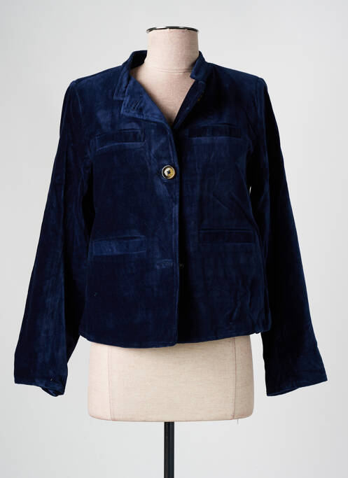 Blazer poches bleu AGATHE & LOUISE femme