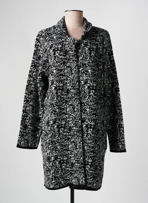 Gilet manches longues noir L'ATELIER D'ANNA pour femme