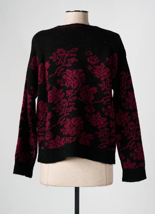 Gilet manches longues noir L'ATELIER D'ANNA pour femme