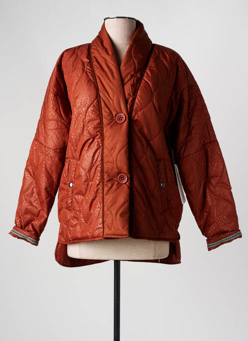 Doudoune orange AGATHE & LOUISE pour femme