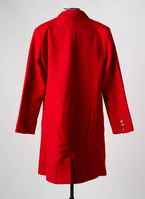 Manteau long rouge AGATHE & LOUISE pour femme