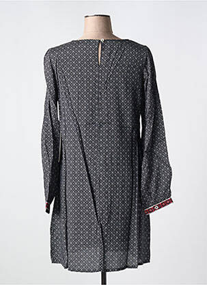Robe courte manches longues manches longues noir AGATHE & LOUISE femme