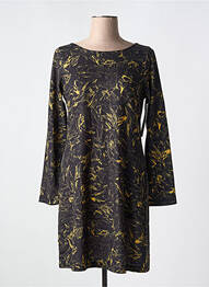 Robe courte manches longues manches longues vert AGATHE & LOUISE femme