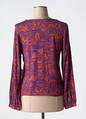 T-shirt manches longues manches longues violet AGATHE & LOUISE femme