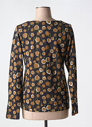 Pull coupe cintrée manches longues noir AGATHE & LOUISE femme
