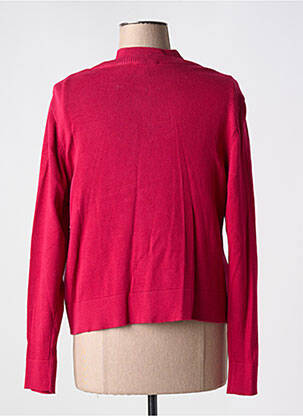 Twin-set maille fine rose AGATHE & LOUISE femme