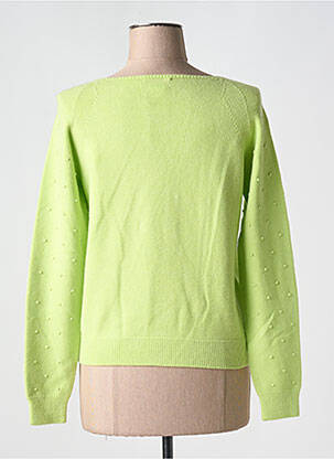 Pull coupe cintrée manches longues vert L'ATELIER D'ANNA femme