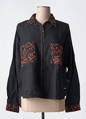 Chemisier noir AGATHE & LOUISE pour femme