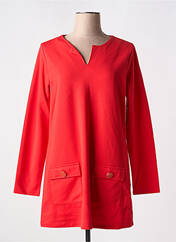 Tunique manches longues rouge AGATHE & LOUISE pour femme seconde vue