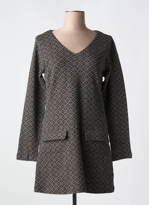 Robe courte noir AGATHE & LOUISE pour femme