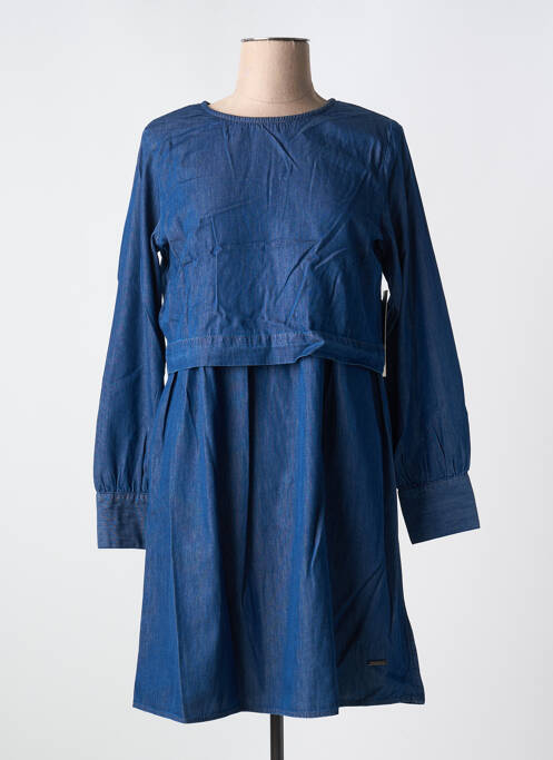 Robe mi-longue bleu AGATHE & LOUISE femme