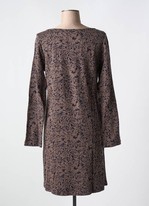 Robe mi-longue marron AGATHE & LOUISE pour femme