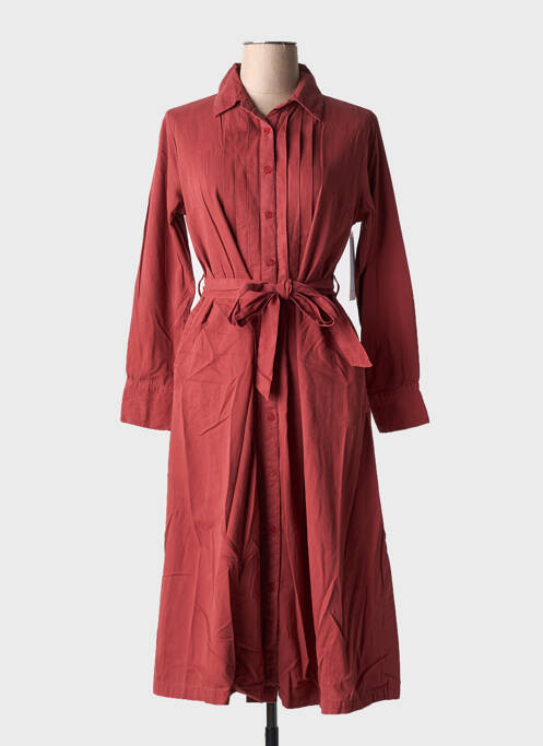 Robe mi-longue rouge AGATHE & LOUISE pour femme