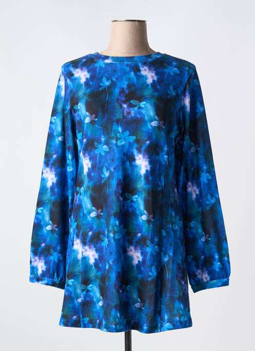 Tunique manches longues bleu AGATHE & LOUISE pour femme