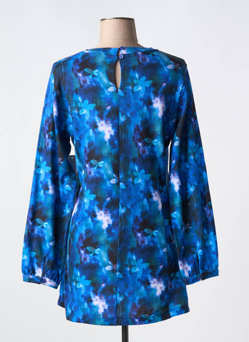 Tunique manches longues bleu AGATHE & LOUISE pour femme