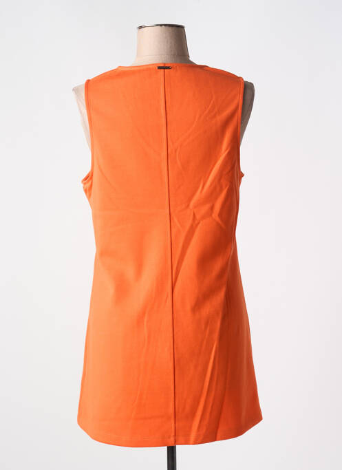 Tunique sans manche orange AGATHE & LOUISE pour femme