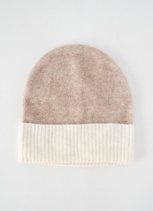 Bonnet beige YAYA pour femme