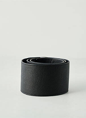 Ceinture effet matière satinée noir YAYA femme